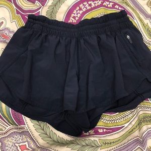 Navy blue lululemon shorts